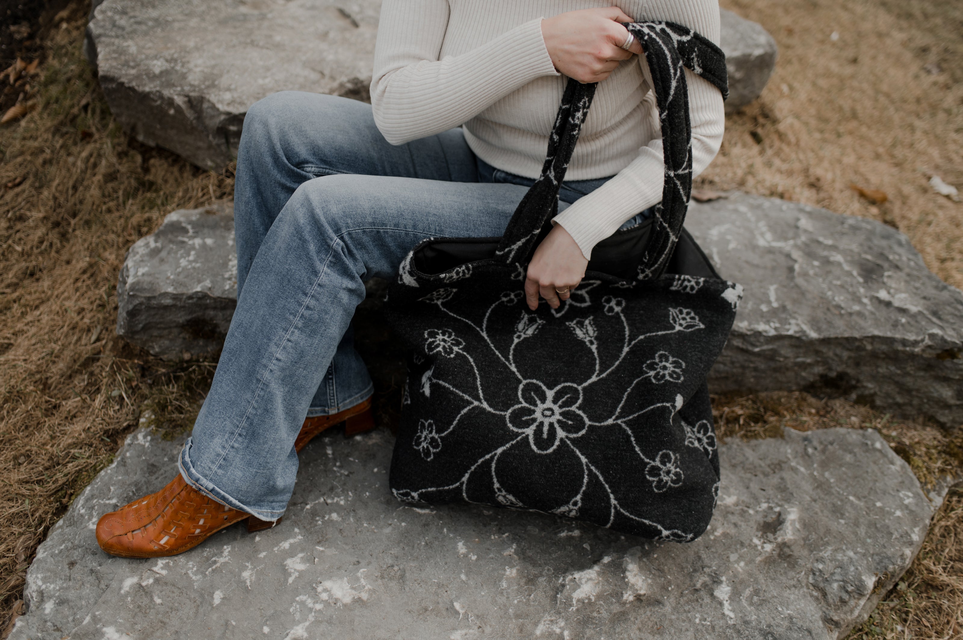 Fleurs Indigenous Tote Bag