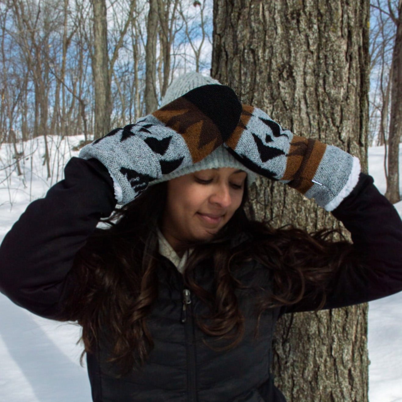 Thunderbird Sherpa Mittens