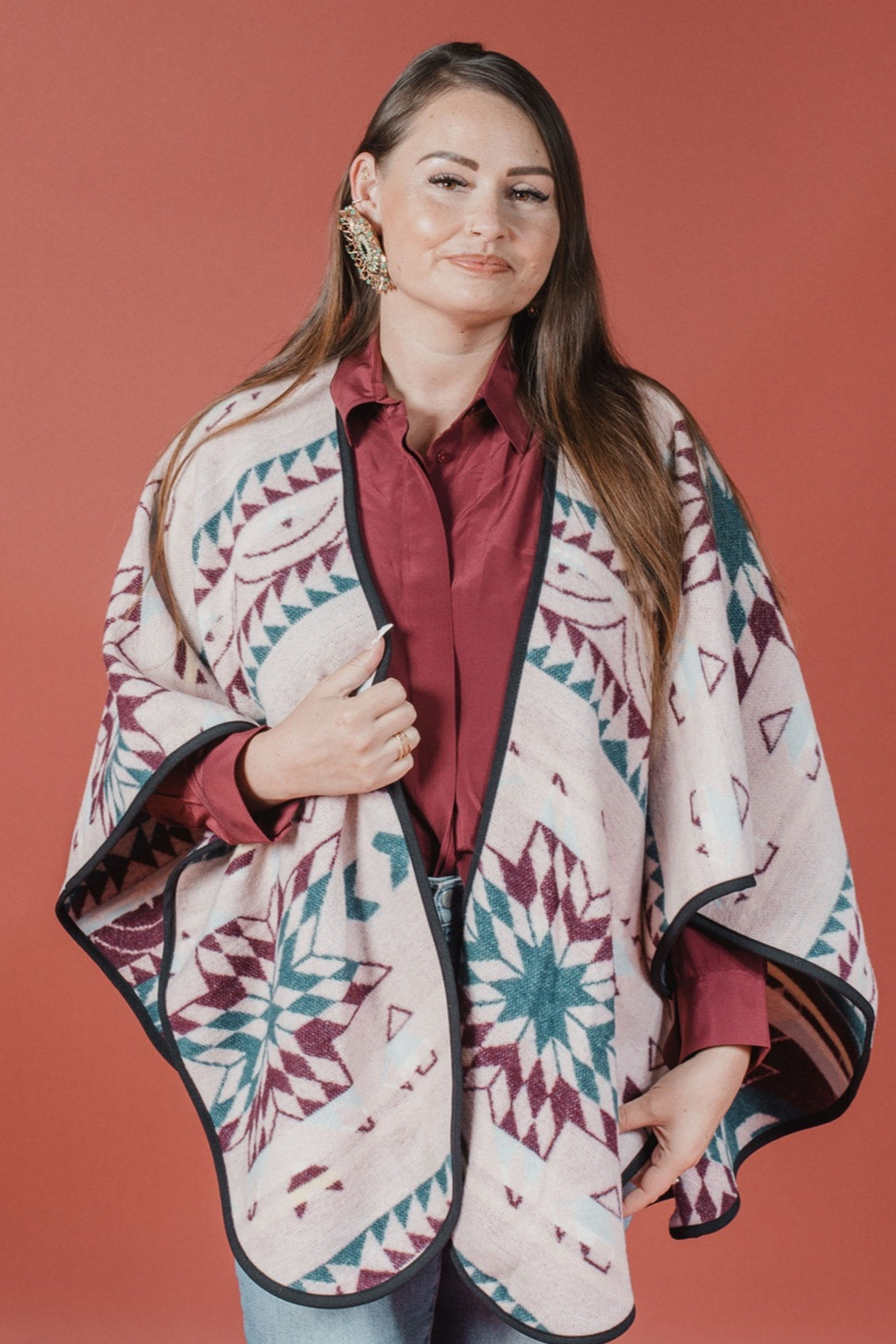 Currant Indigenous Shawl