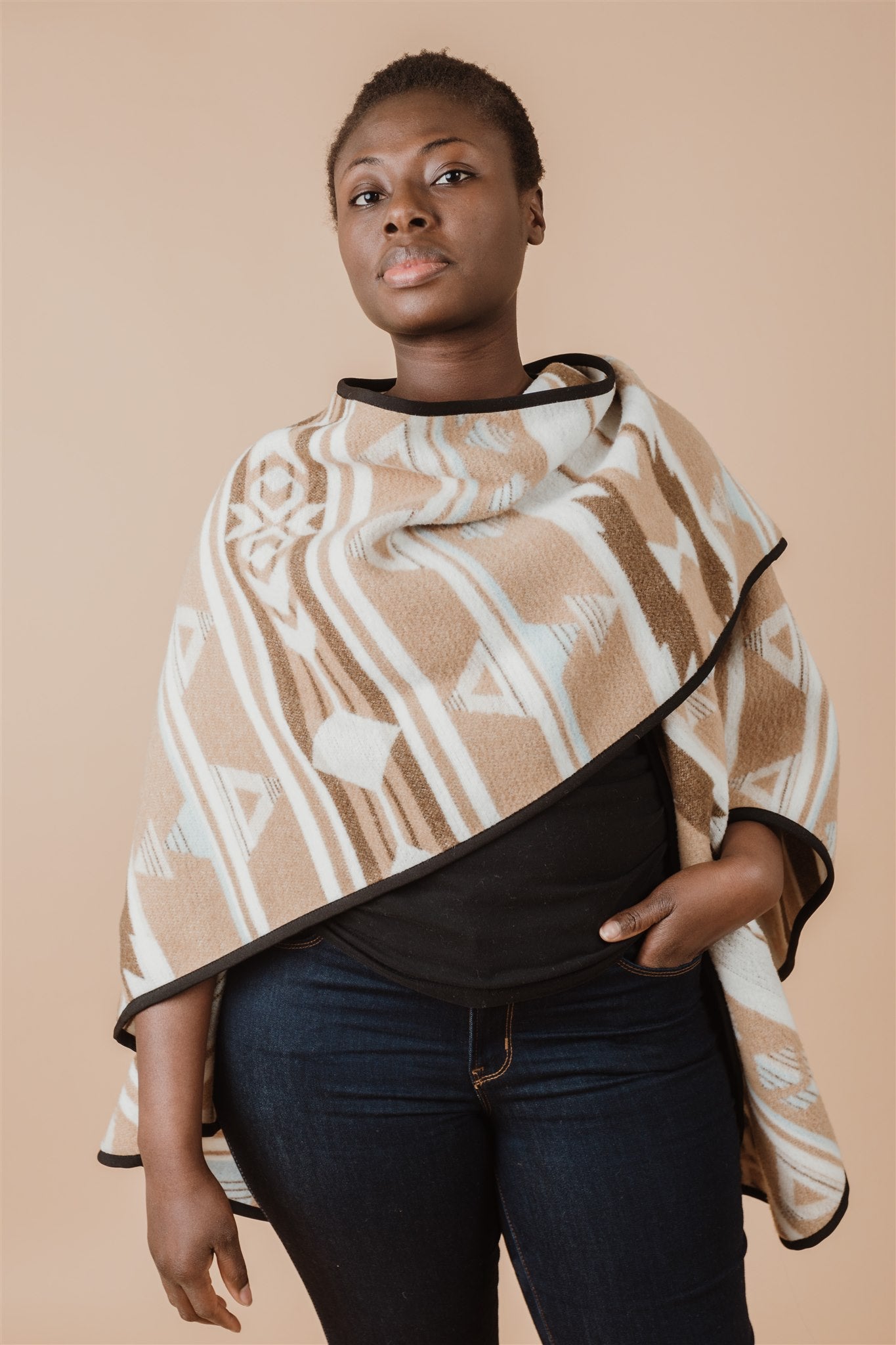 Sand Reversible Shawl