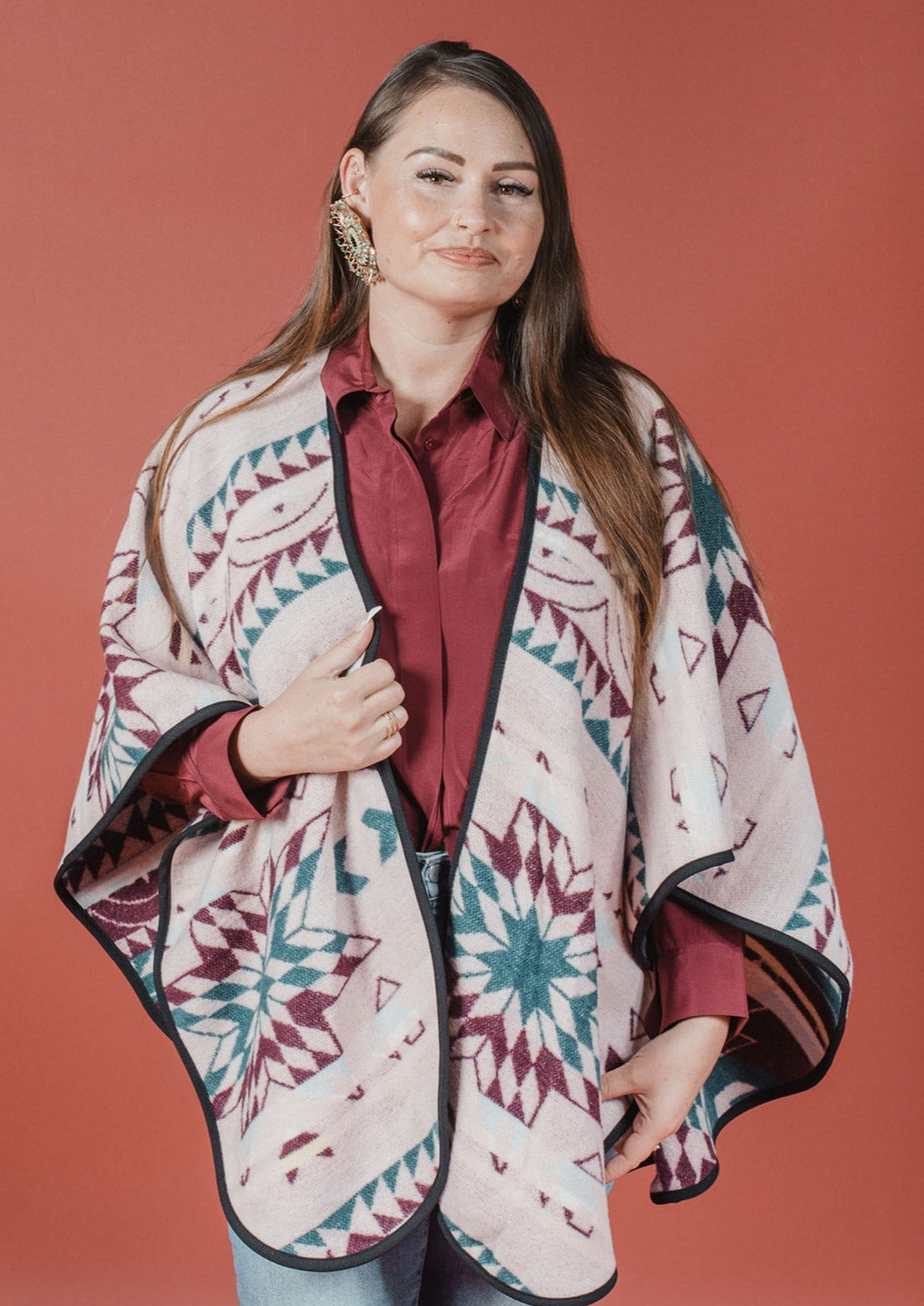 Currant Reversible Shawl