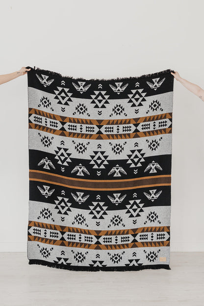 Perfectly Imperfect Thunderbird Indigenous Blanket