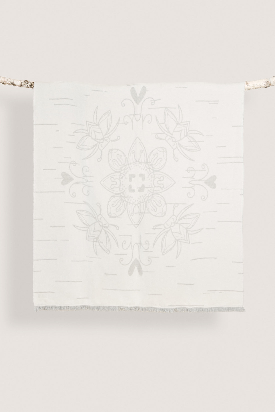 Birch Bark Reversible Blanket
