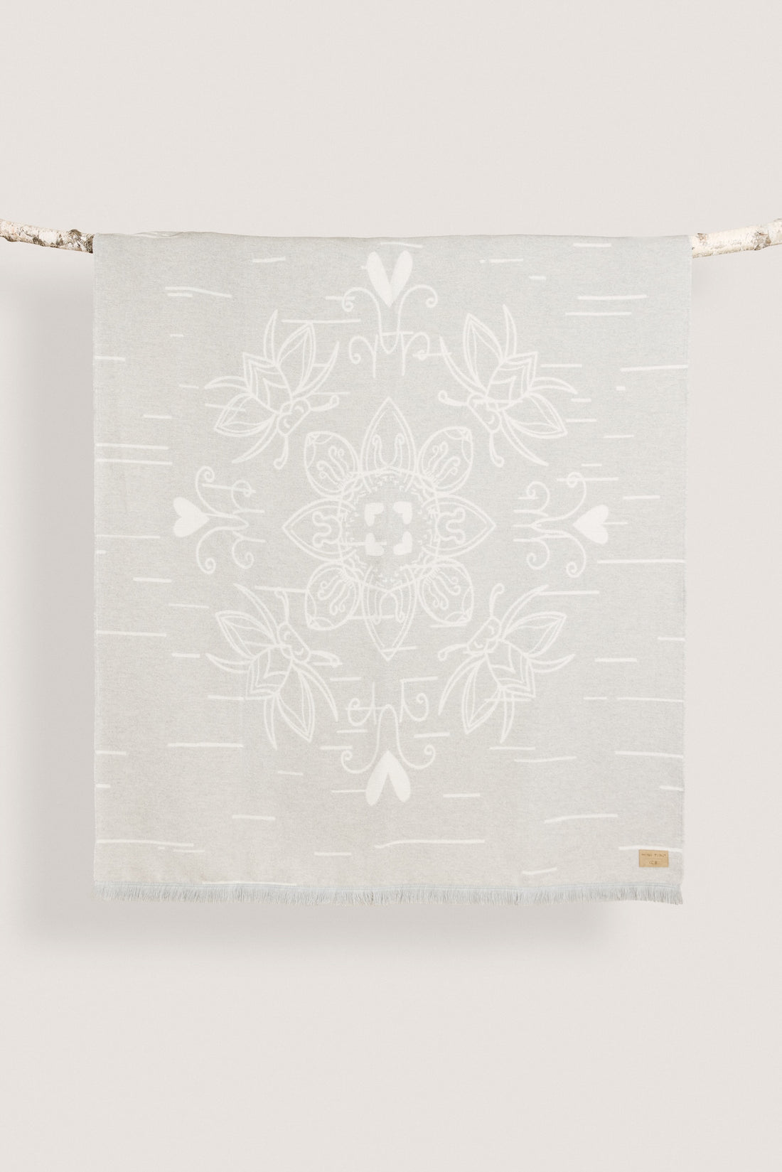 Birch Bark Reversible Blanket