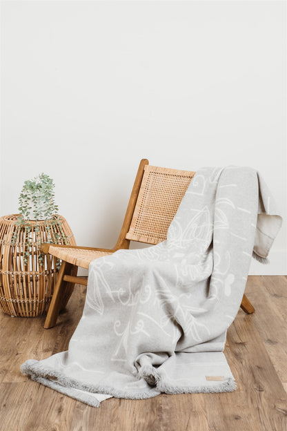 Birch Bark Reversible Blanket